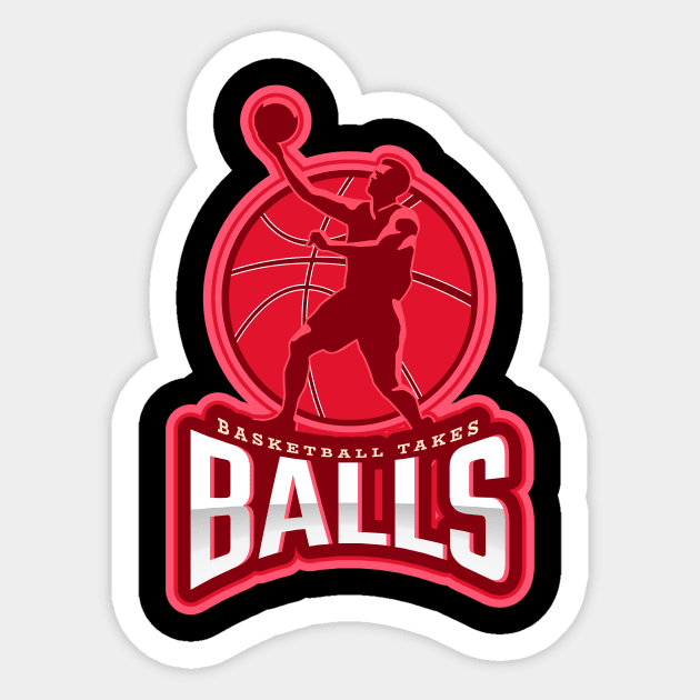 Basketball Takes Balls Sticker by poc98